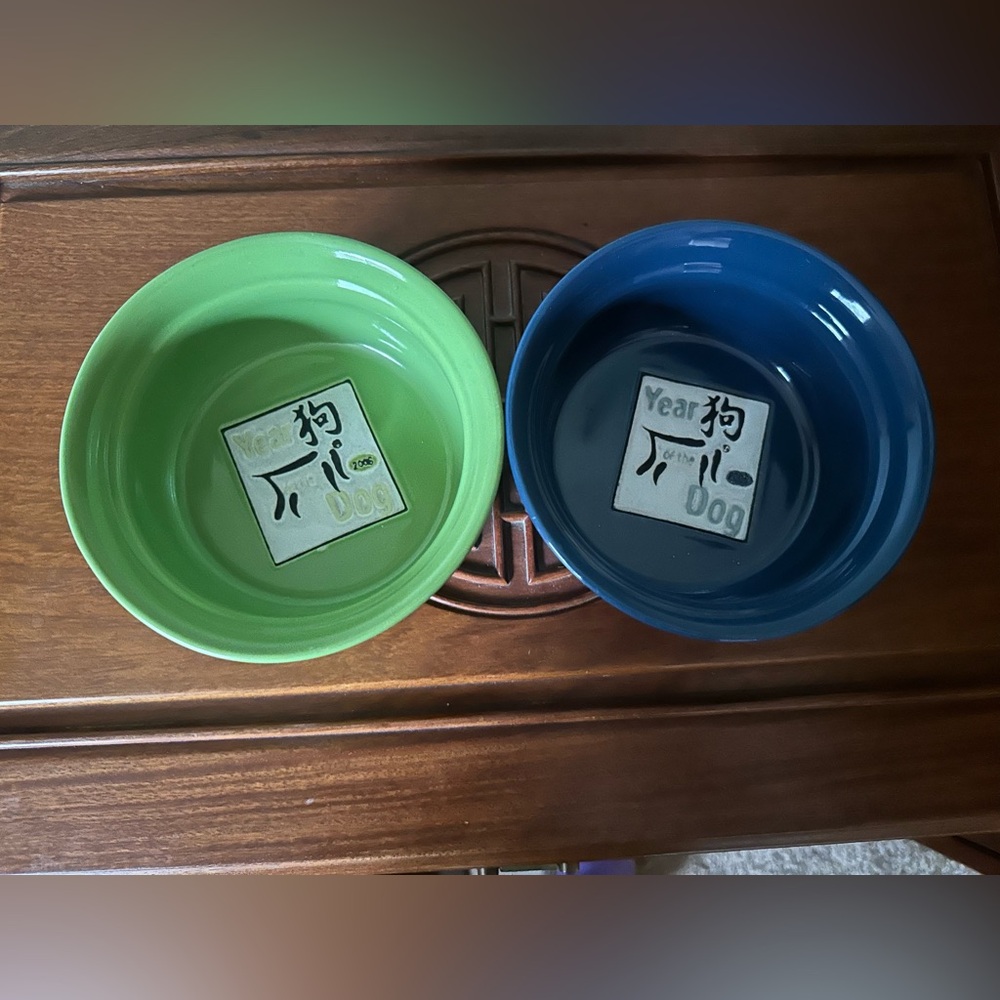 Year of the Dog - dog bowls